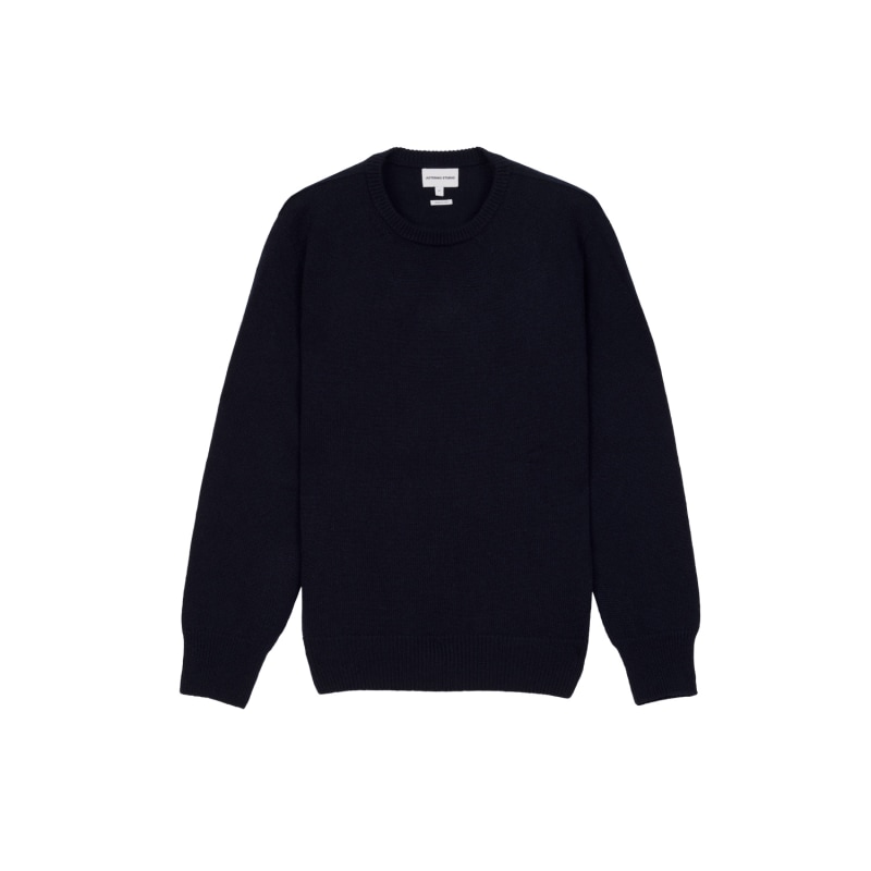 Thumbnail of Pure Cashmere Crewneck Sweater - Navy image