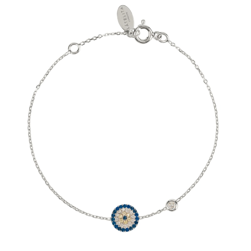 Thumbnail of Evil Eye Bracelet Silver image