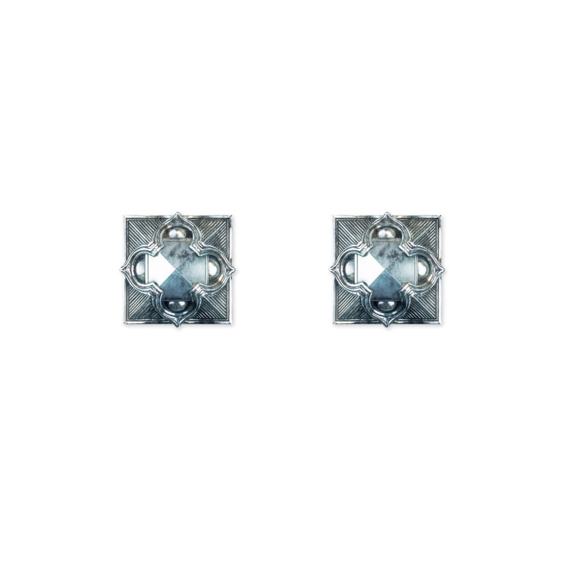 Pyramid Studs Silver, Astor & Orion