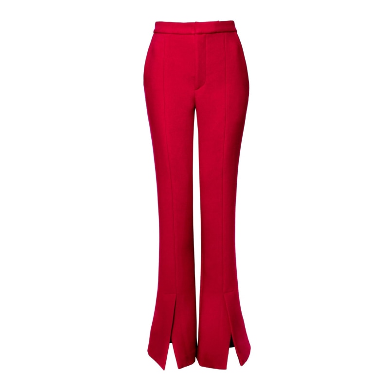 Long red pants hotsell