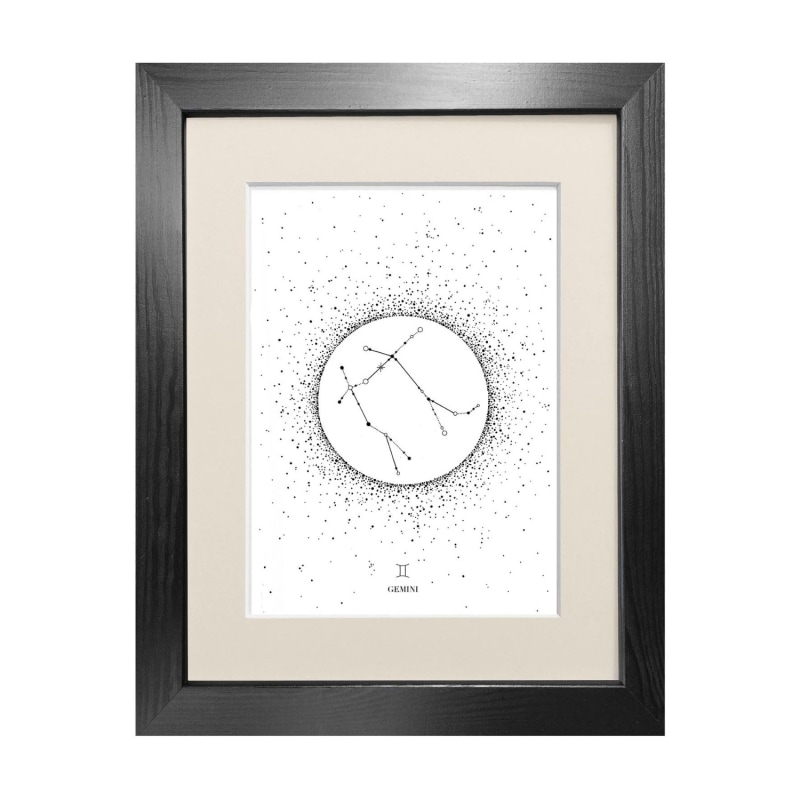 Thumbnail of 'Gemini Star Sign' - Fine Art Print A5 image
