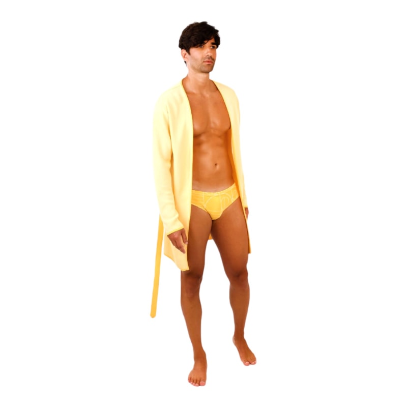 Thumbnail of Play Knit Kaftan Robe - Yellow image