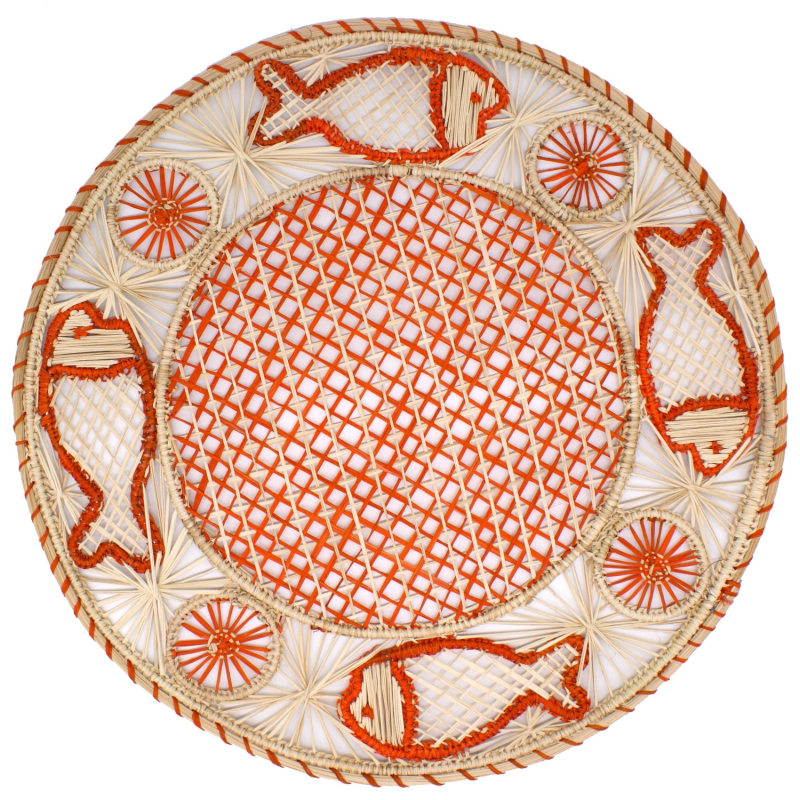 Thumbnail of Orange Fish Usiacuri Placemats Set Of 4 image