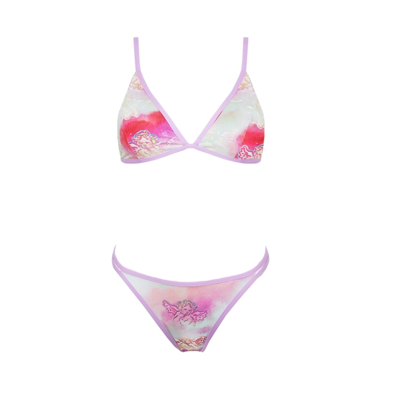 Thumbnail of Aulala X fuchsia - Paradise Bikini Set - Pink & Purple image