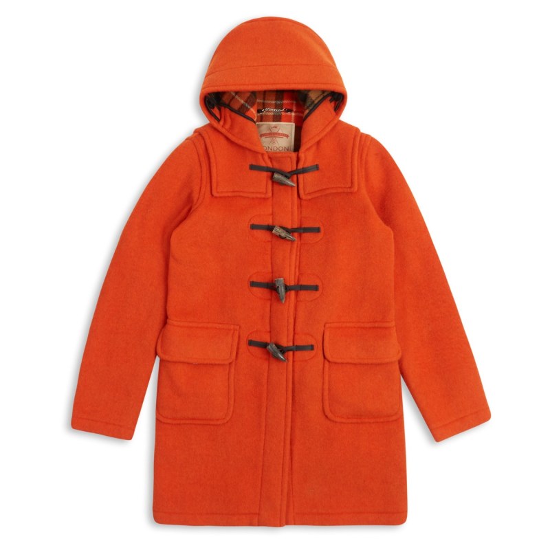 Thumbnail of Women's Water Repellent Duffle Coat - Orange image