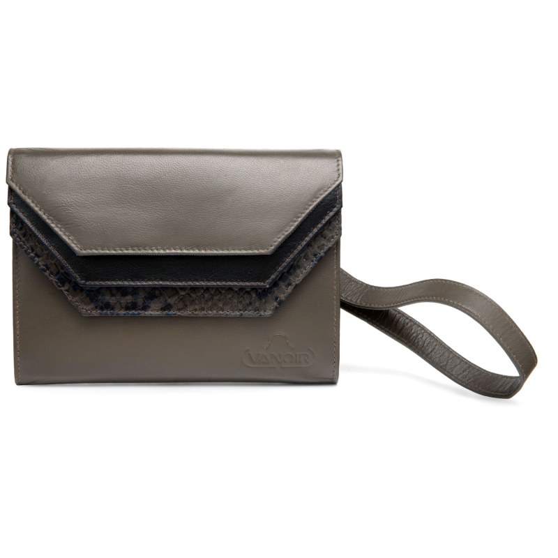 Thumbnail of Crossbody/Waistbag Plenty In Olive Black  & Croco image