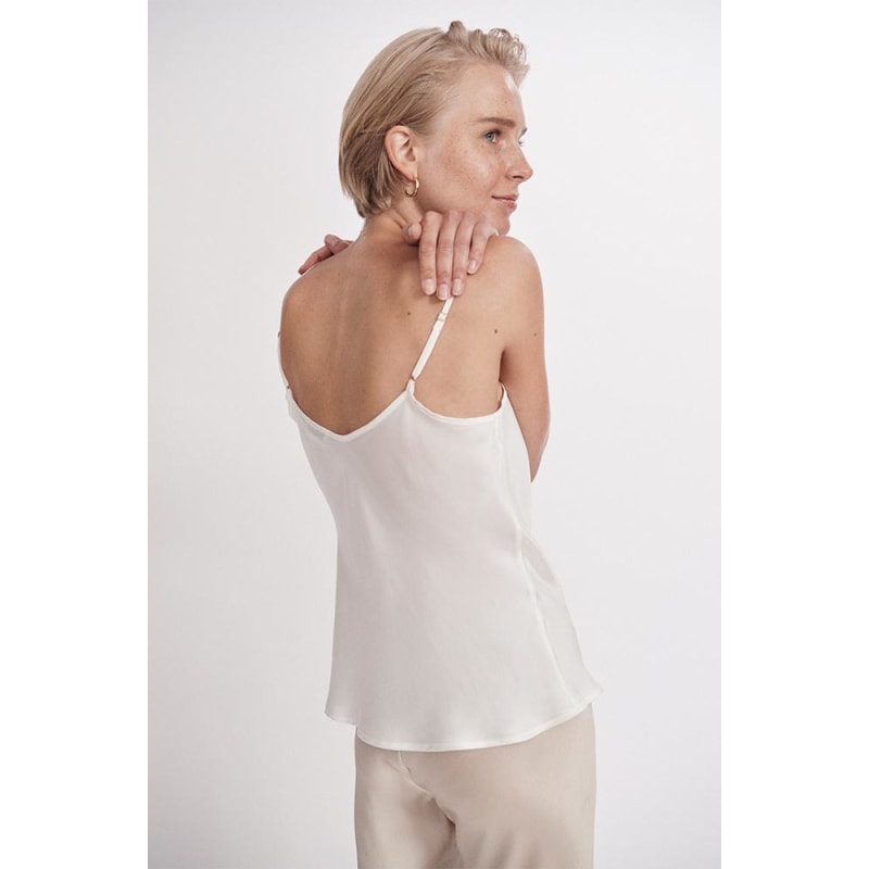 Thumbnail of Bias Cut Cami - White image