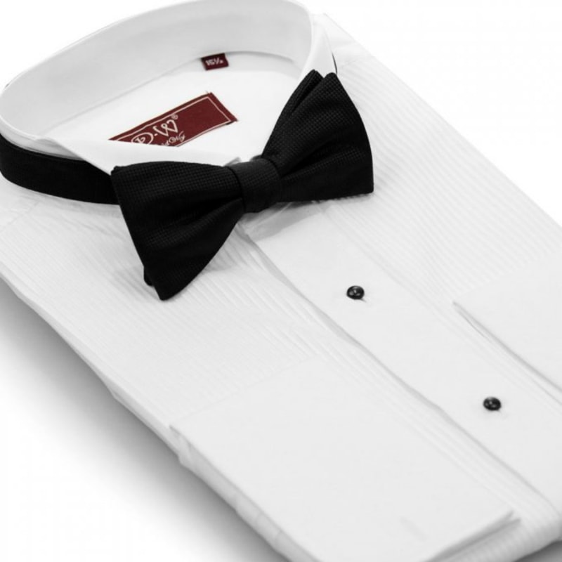 Double cuff wing collar shirt shop