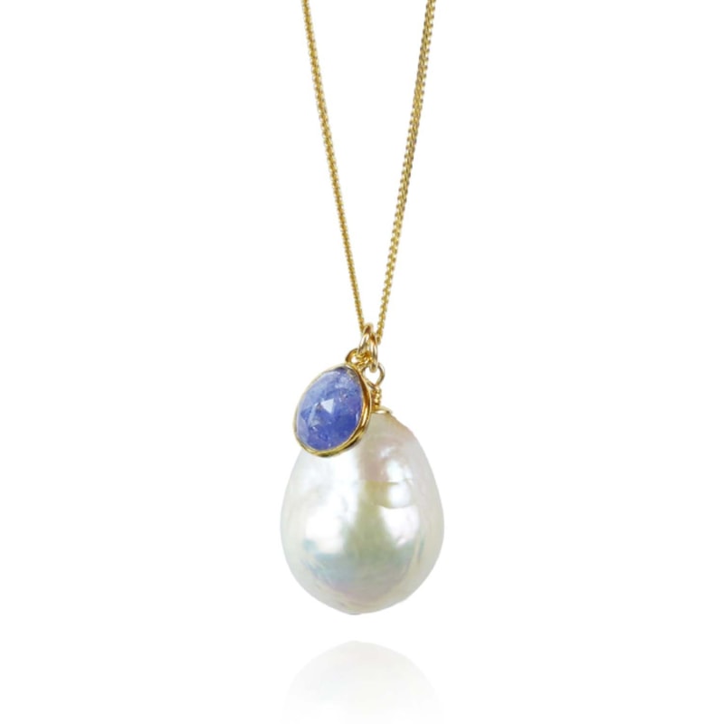 Thumbnail of Pearl & Tanzanite Pendant image