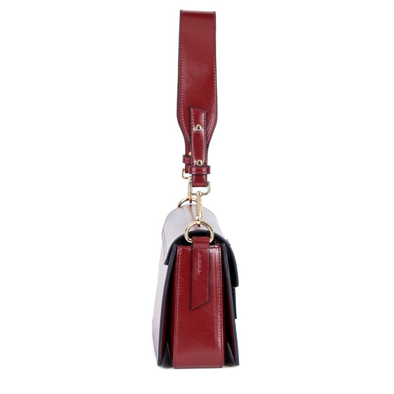 Thumbnail of Vegan Cactus Leather Shoulder Bag - Red image