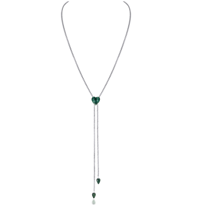 Thumbnail of Luv Me Green Aventurine Necklace image