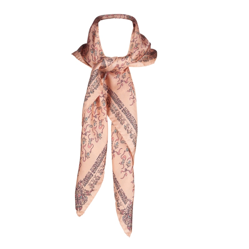 Thumbnail of 'Minuetto' 100% Mulberry Silk Scarf image