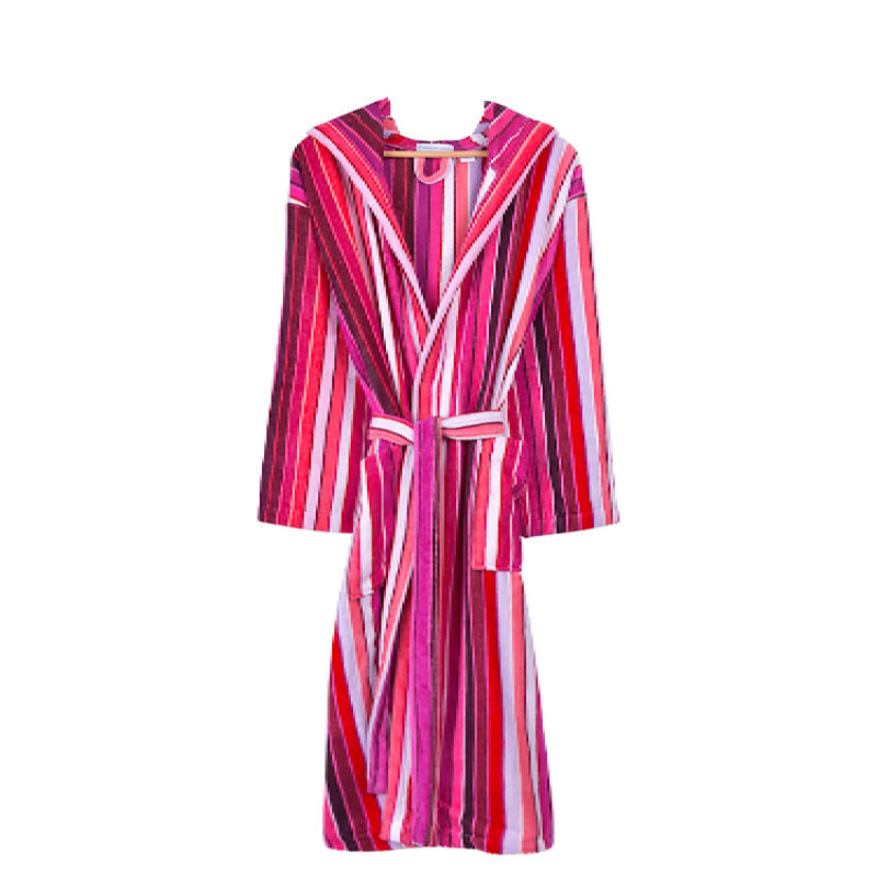 Thumbnail of Women's Hooded Dressing Gown Pink image