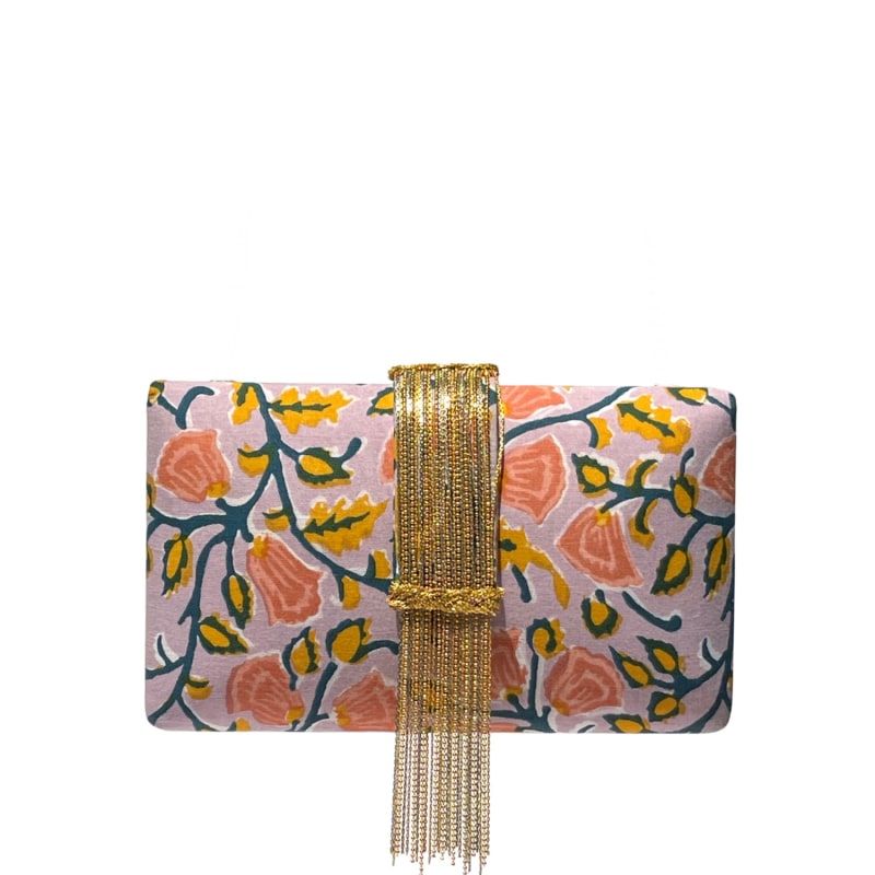 Thumbnail of Peach Fringe Clutch image