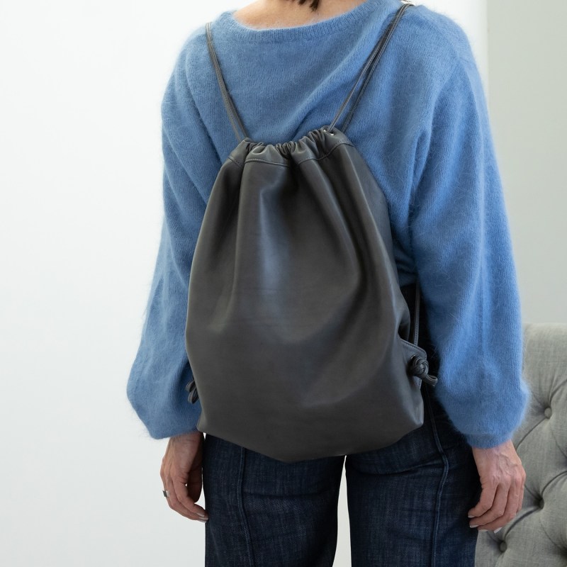 Thumbnail of Mavis Drawstring Backpack In Storm image