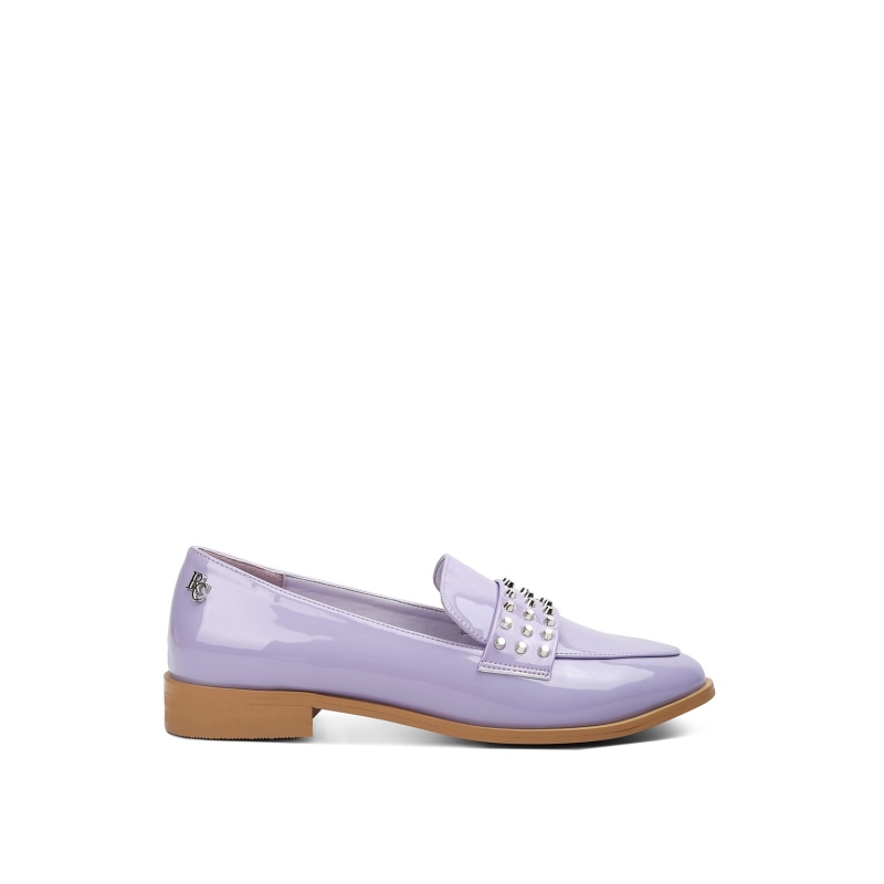 Lilac loafers sale