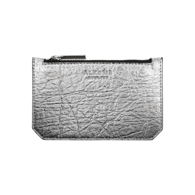 Thumbnail of Earth Credit Card Case - Silver Pineapple Leather image