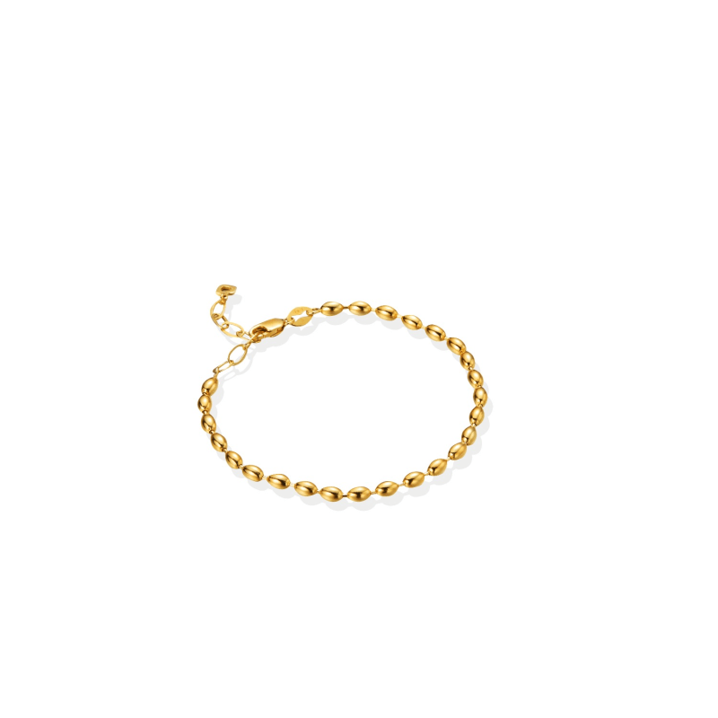 Thumbnail of Boa Beaded Bracelet - 18K Gold Vermeil image