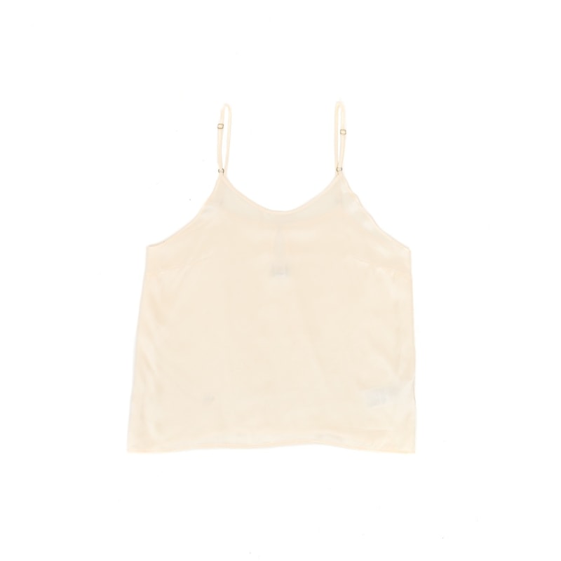 Thumbnail of Kingston Silk Camisole Top In Pearl White image