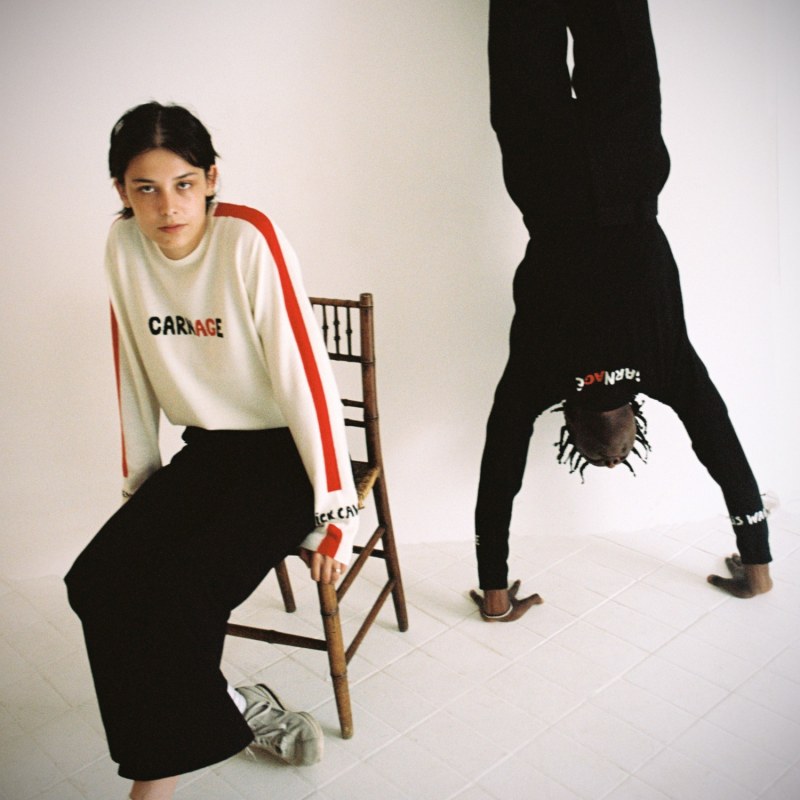 Thumbnail of Carnage Jumper in Ivory by Bella Freud and Cave Things image