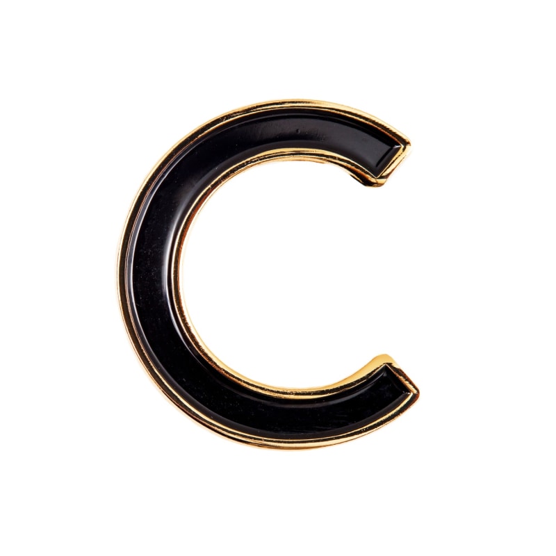Thumbnail of Enamel Letter C Pin image