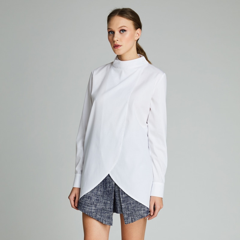 Thumbnail of Cilla White Cotton Shirt image