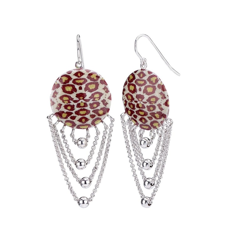 Thumbnail of Leopard Drop Earring image