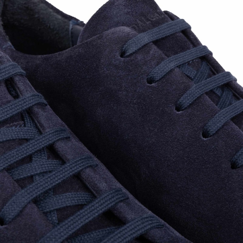 Thumbnail of Low-Top Suede Sneakers Blue Alfredo image