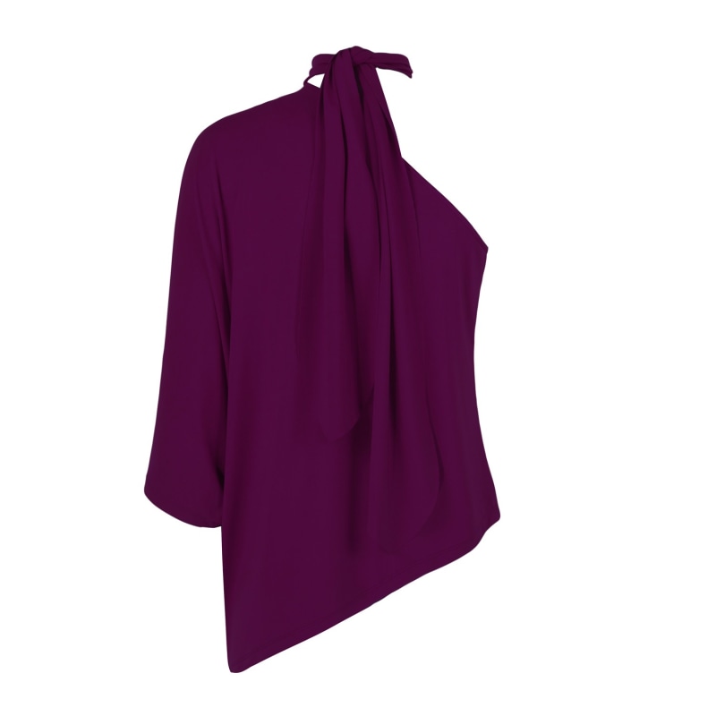 Thumbnail of Camilla One Shoulder Top In Purple image