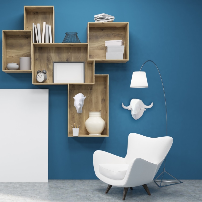 Papier Mache White Rhino Head Caribbean Craft Wolf & Badger