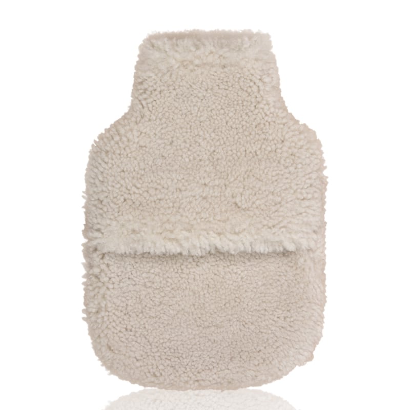 Thumbnail of Sheepskin Curly Hot Water Bottle Cover - Ivory image