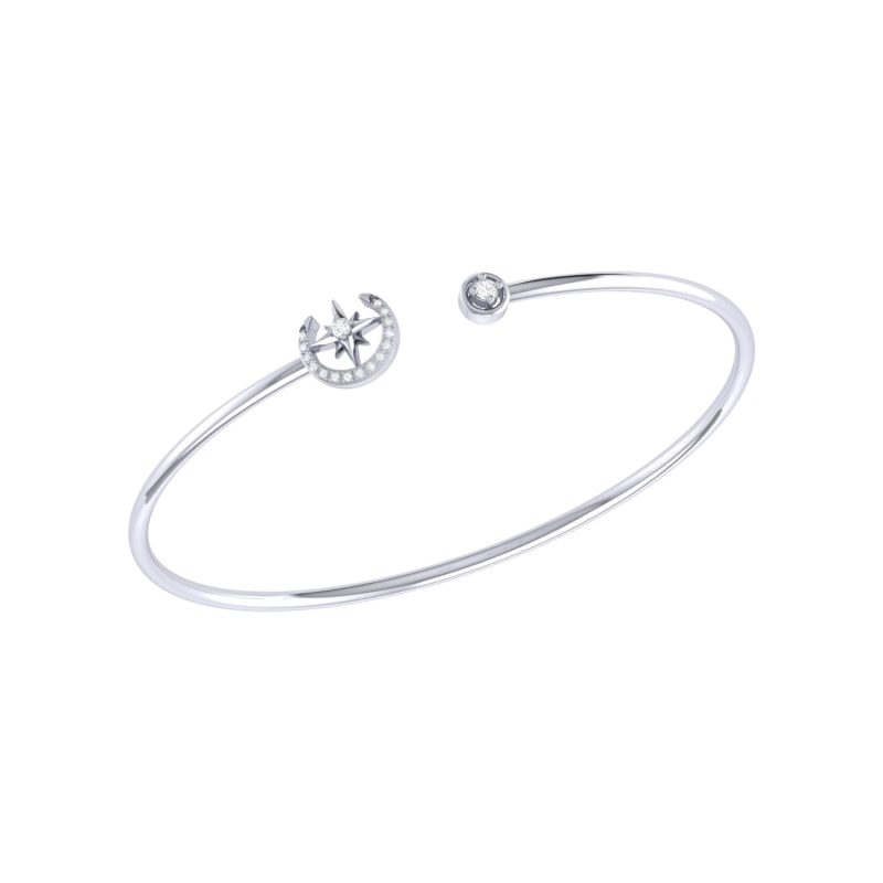 Thumbnail of North Star Crescent Cuff In Sterling Silver image