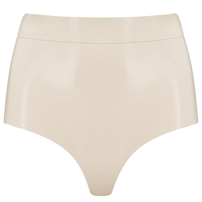 Latex Underwear - Panelled Thong – Latex Couture