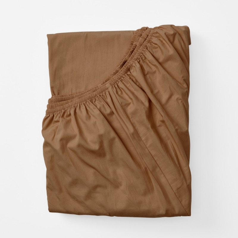 Thumbnail of Queen Fitted Sheet In Carob image