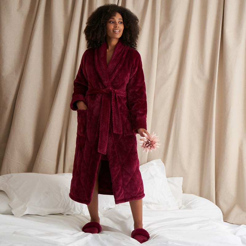 Silk velvet robe store