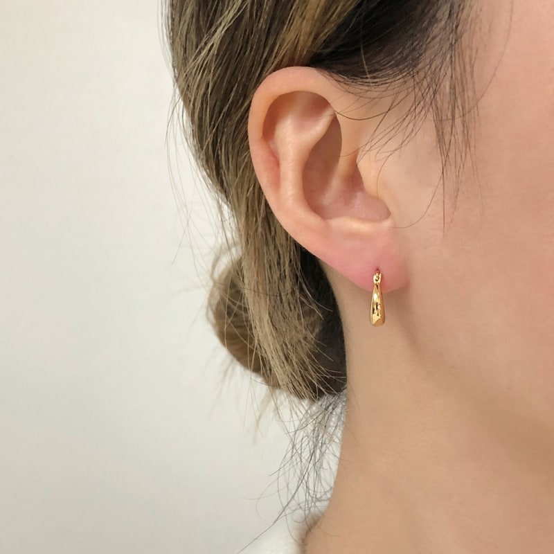 Mini gold bar earrings new arrivals