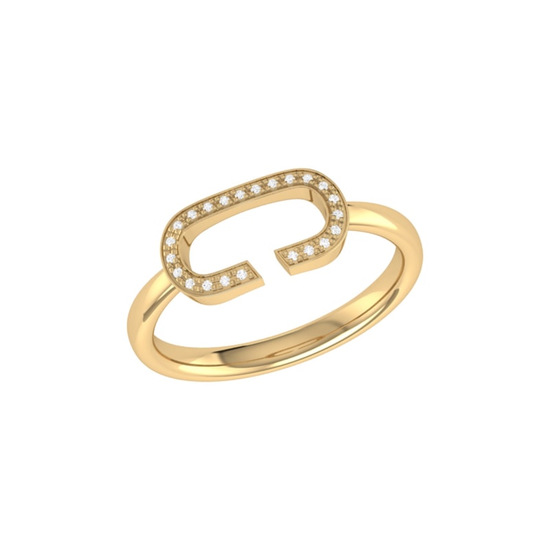 Thumbnail of Celia C Ring In 14 Kt Yellow Gold Vermeil On Sterling Silver image