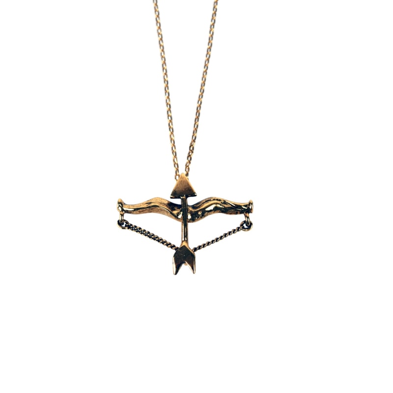 Thumbnail of Bow & Arrow Necklace - Gold image