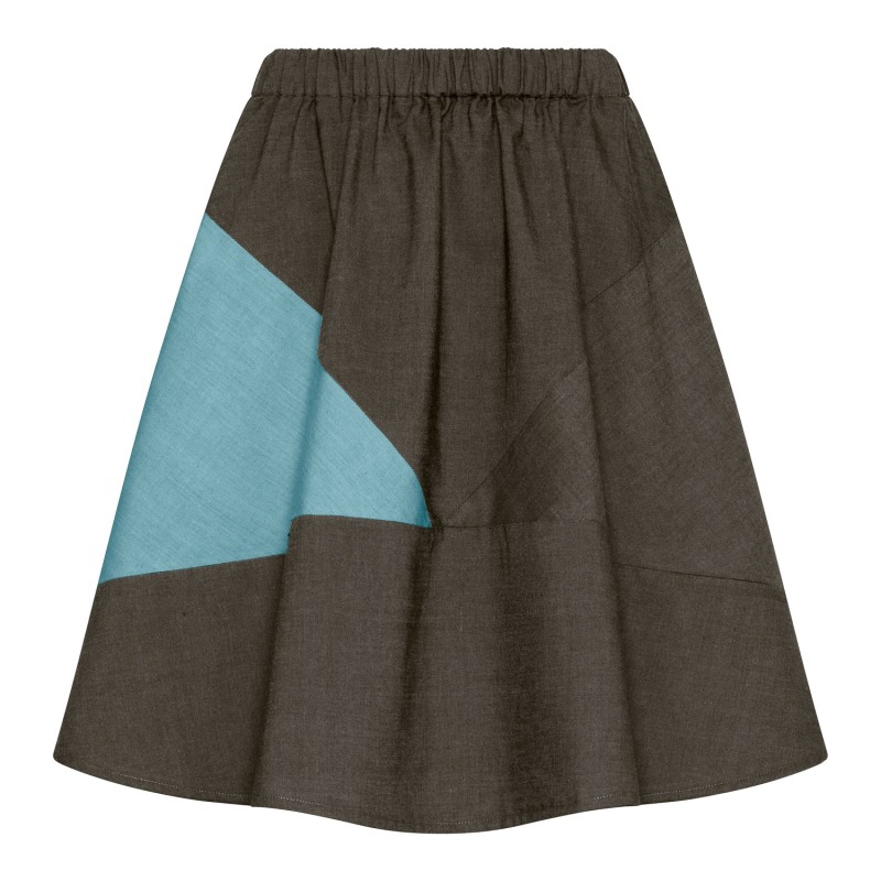 Thumbnail of Koko Skirt Grey In Organic Cotton image