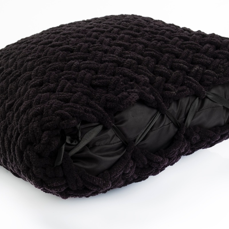 Thumbnail of Black Knit Cushion image