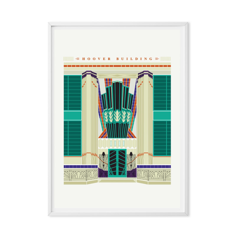 Thumbnail of The Hoover Building Art Print Poster image