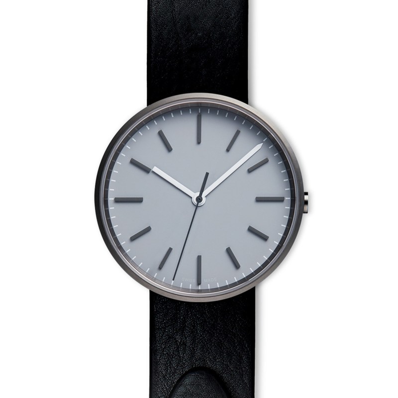 Thumbnail of Men's M37 Precidrive Three-Hand Watch In PVD Grey With Nitrile Black Rubber Strap image