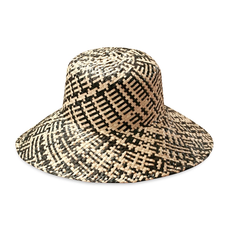 Thumbnail of Borneo Fisherman Bucket Straw Hat In Black image