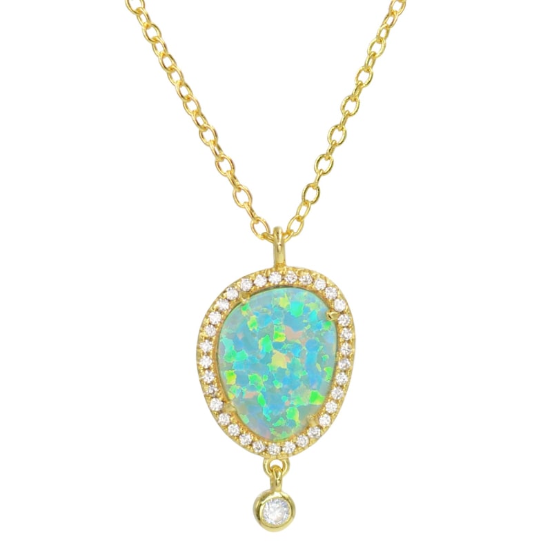 Thumbnail of Johari Necklace - Green Opal image