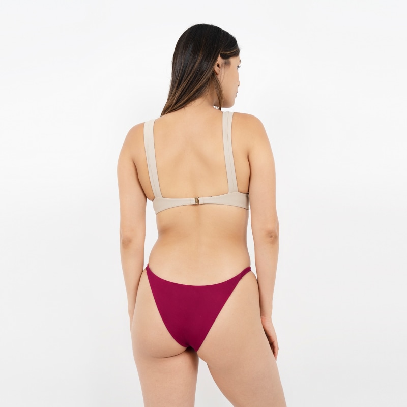 Thumbnail of Crete Bikini Bottom In Red Coral image