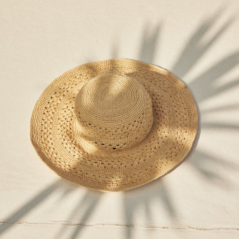 Thumbnail of Raffia Hat Capeline Rosalie - Natural image