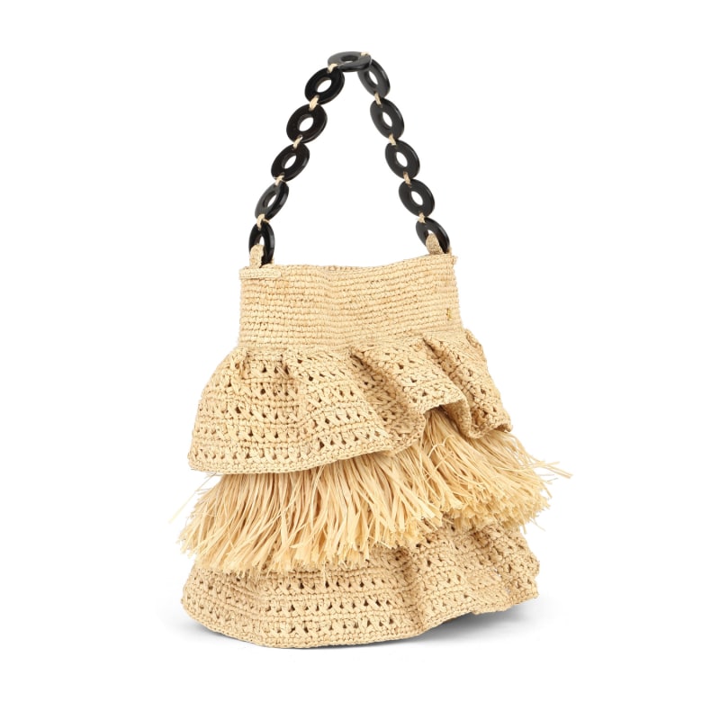 Thumbnail of Raffia JUNE bag - Natural image