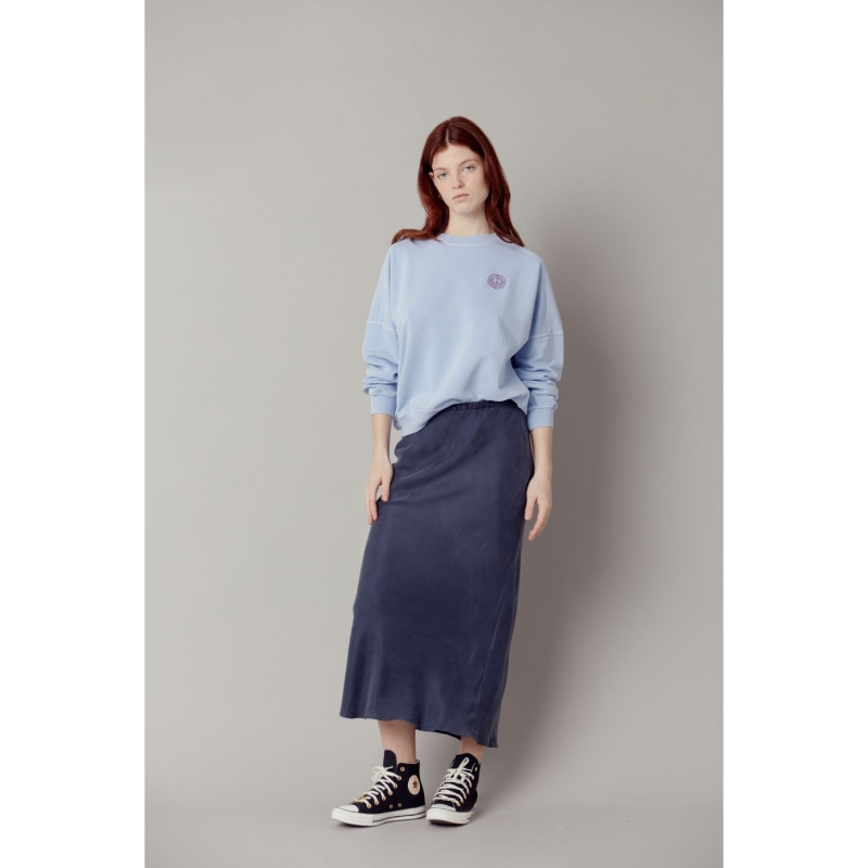 Thumbnail of Rai Slip Skirt - Navy image