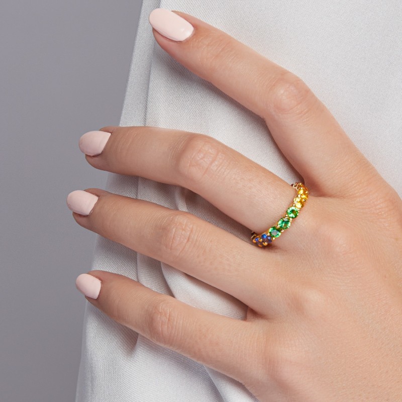 Chunky sapphire ring deals