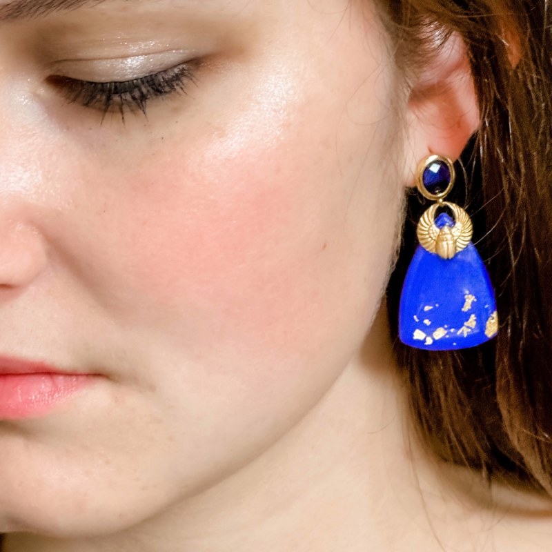 Thumbnail of Anubis Statement Earrings image